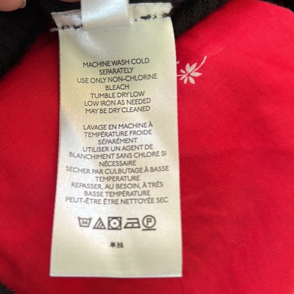 Free People Juicy Long Sleeve Black Ribbed Split Back Cowl Neck Top - M - Picture 15 of 16